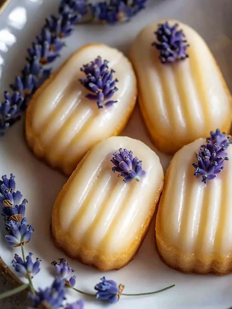 A plate of food with purple flowers on it.