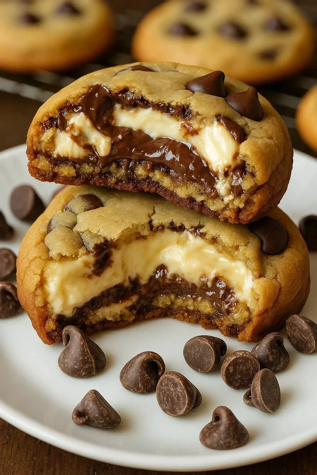 Mouthwatering Cheesecake Chocolate Chip Cookies