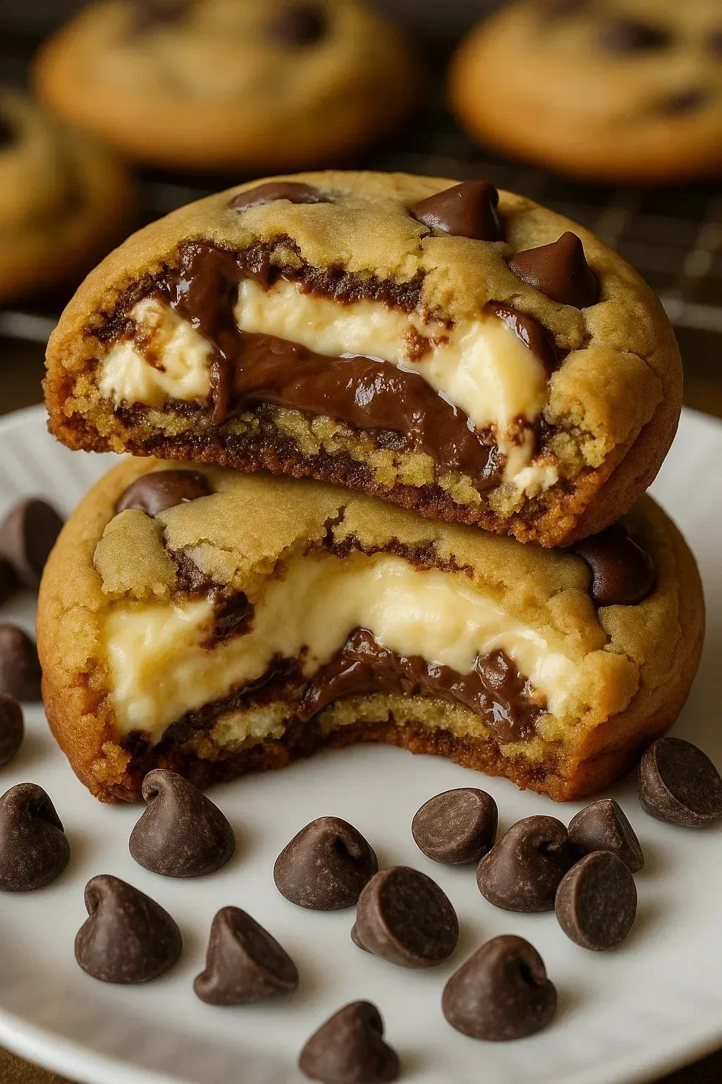 Scrumptious Cheesecake Chocolate Chip Cookies