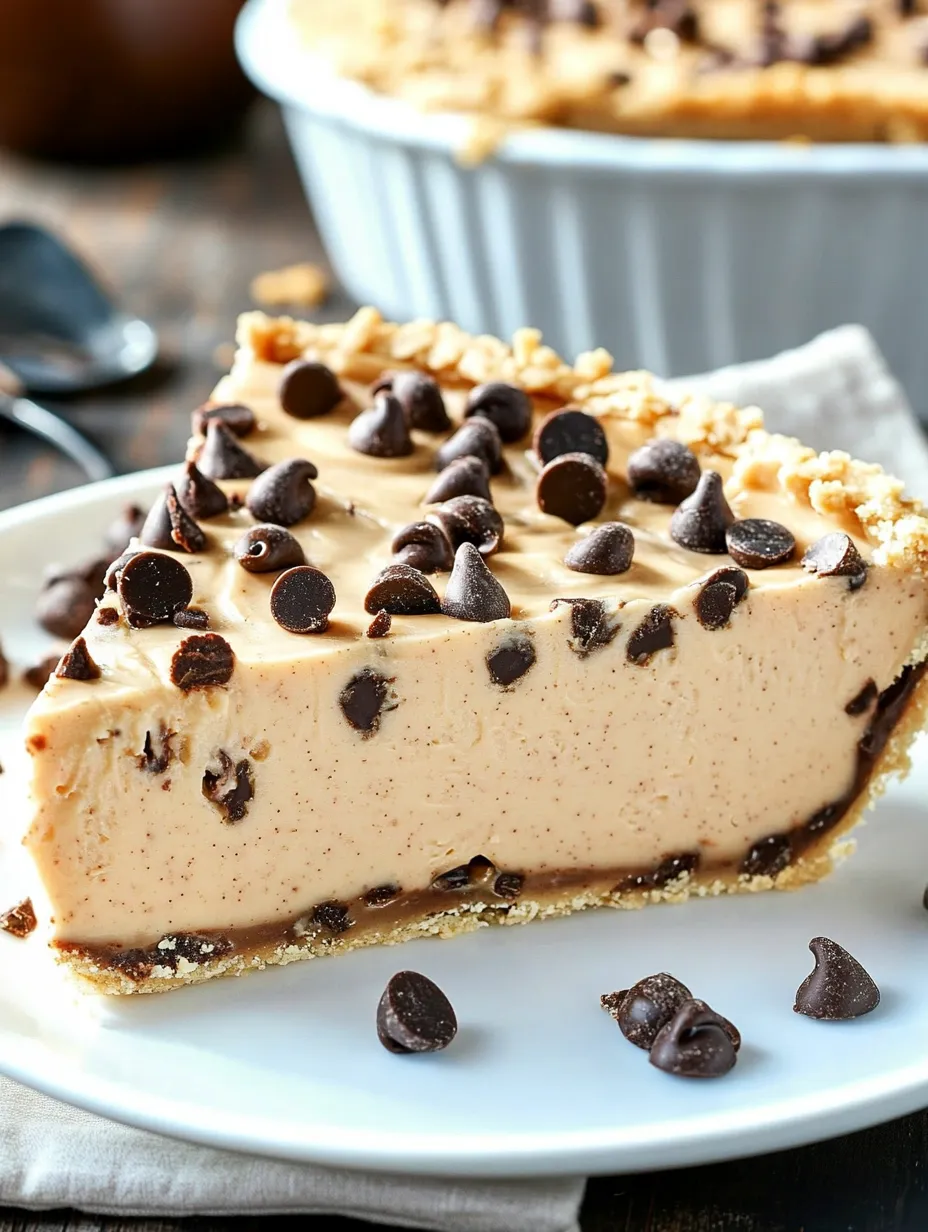 A delicious slice of chocolate dessert topped with chocolate bits.