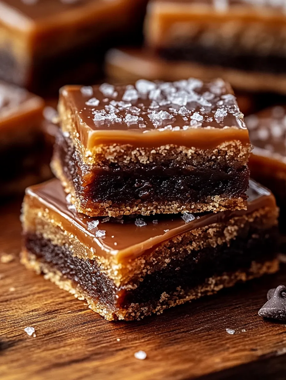 A close up of a chocolate dessert with salt on top.