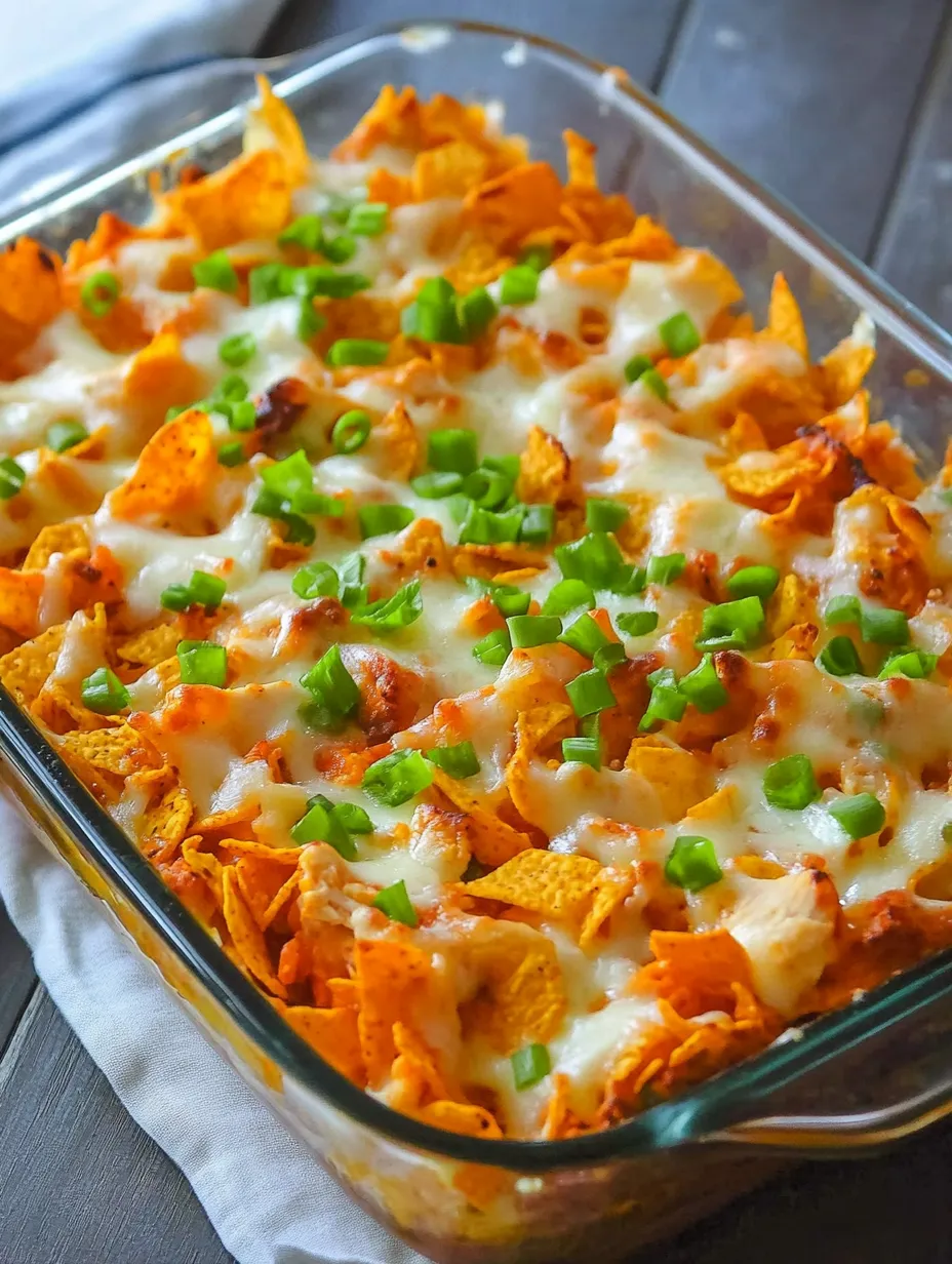 Big plate of cheesy nachos and green peppers.