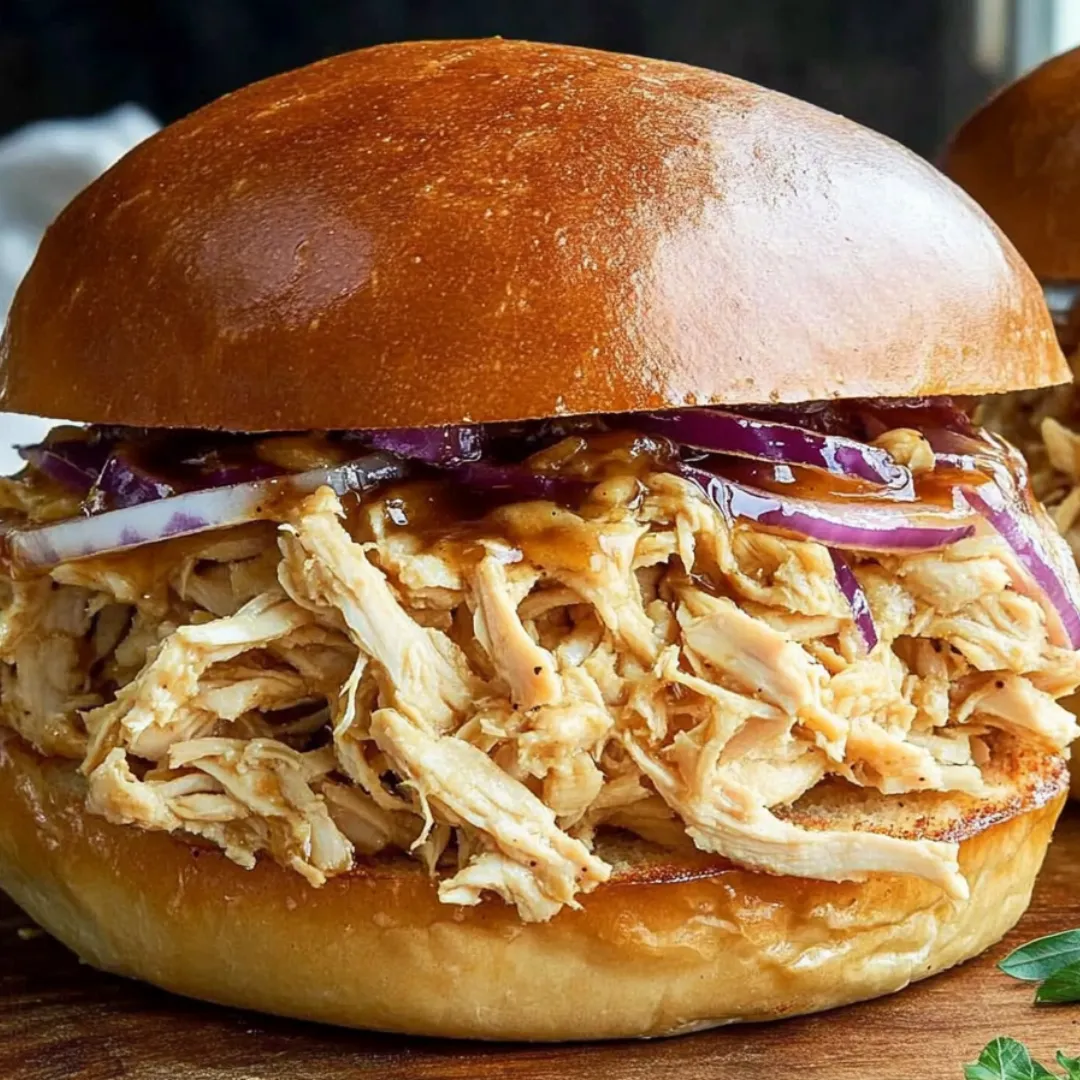 A pair of sandwiches stuffed with meat and onions.
