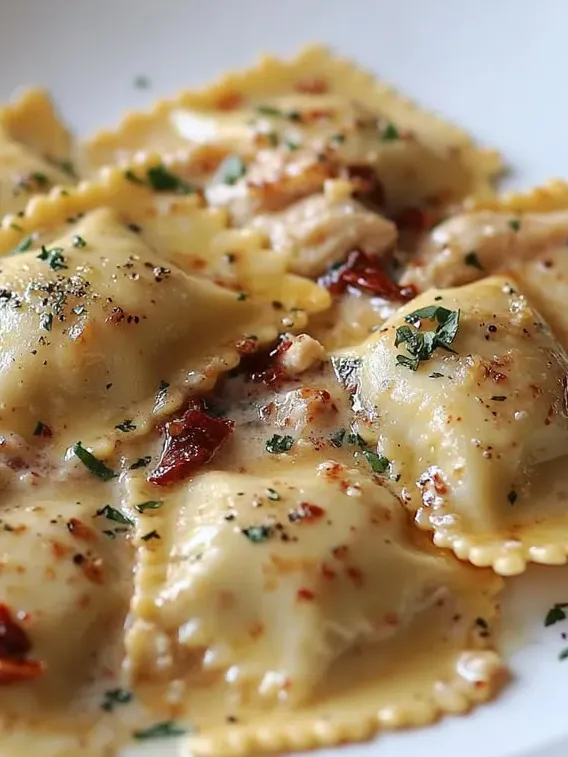 A plate stacked high with cheesy pasta and chicken.