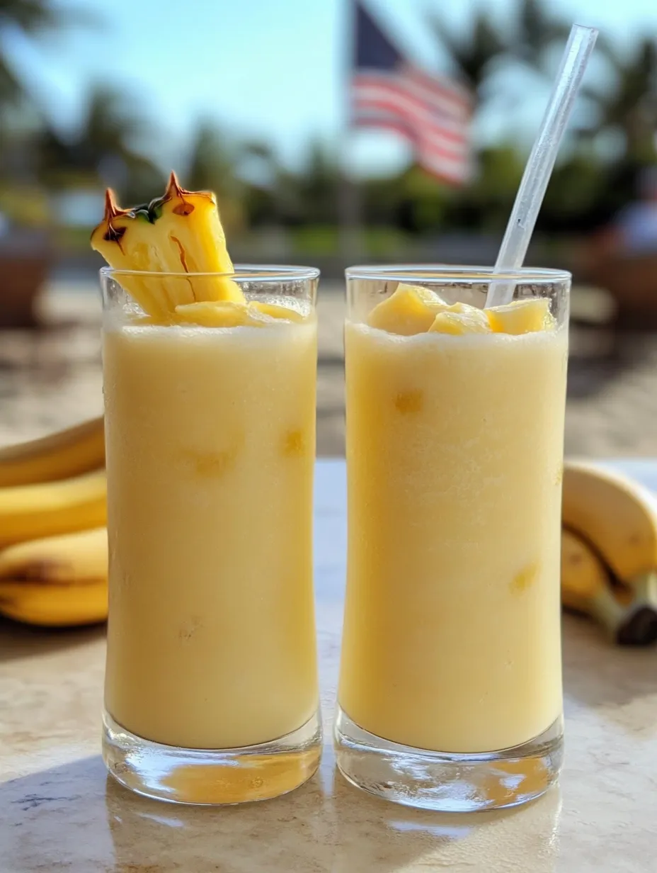 Two glasses of pineapple juice.
