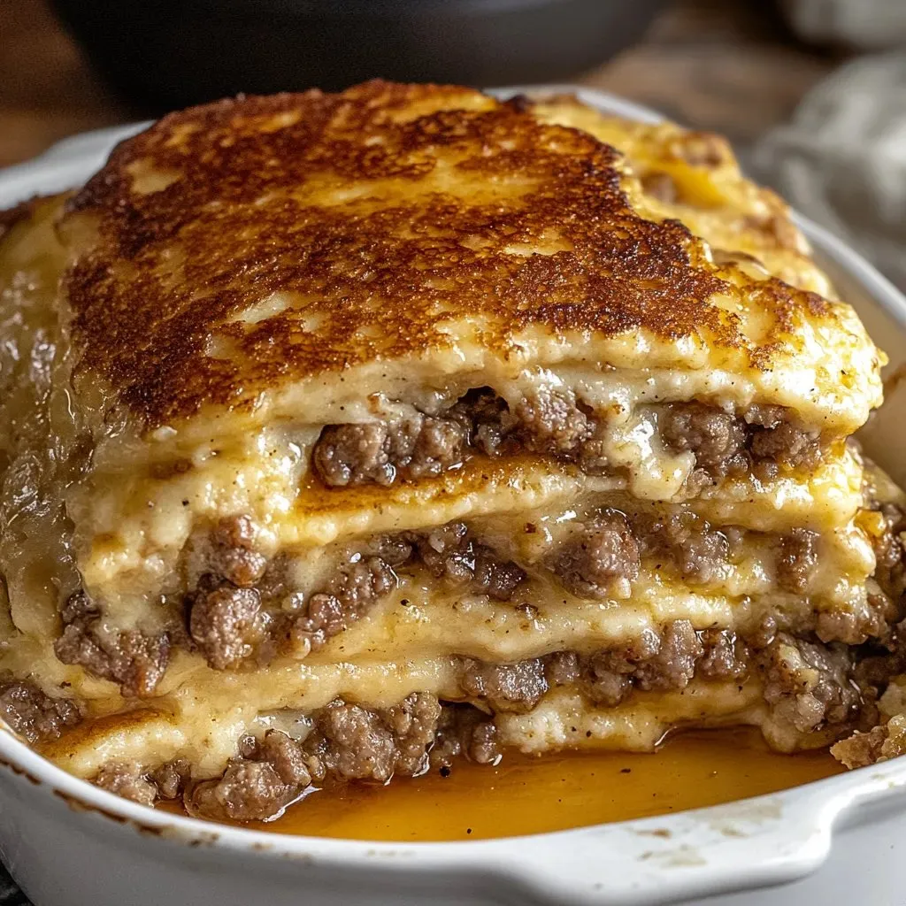 A stack of meat and cheese sandwiches.