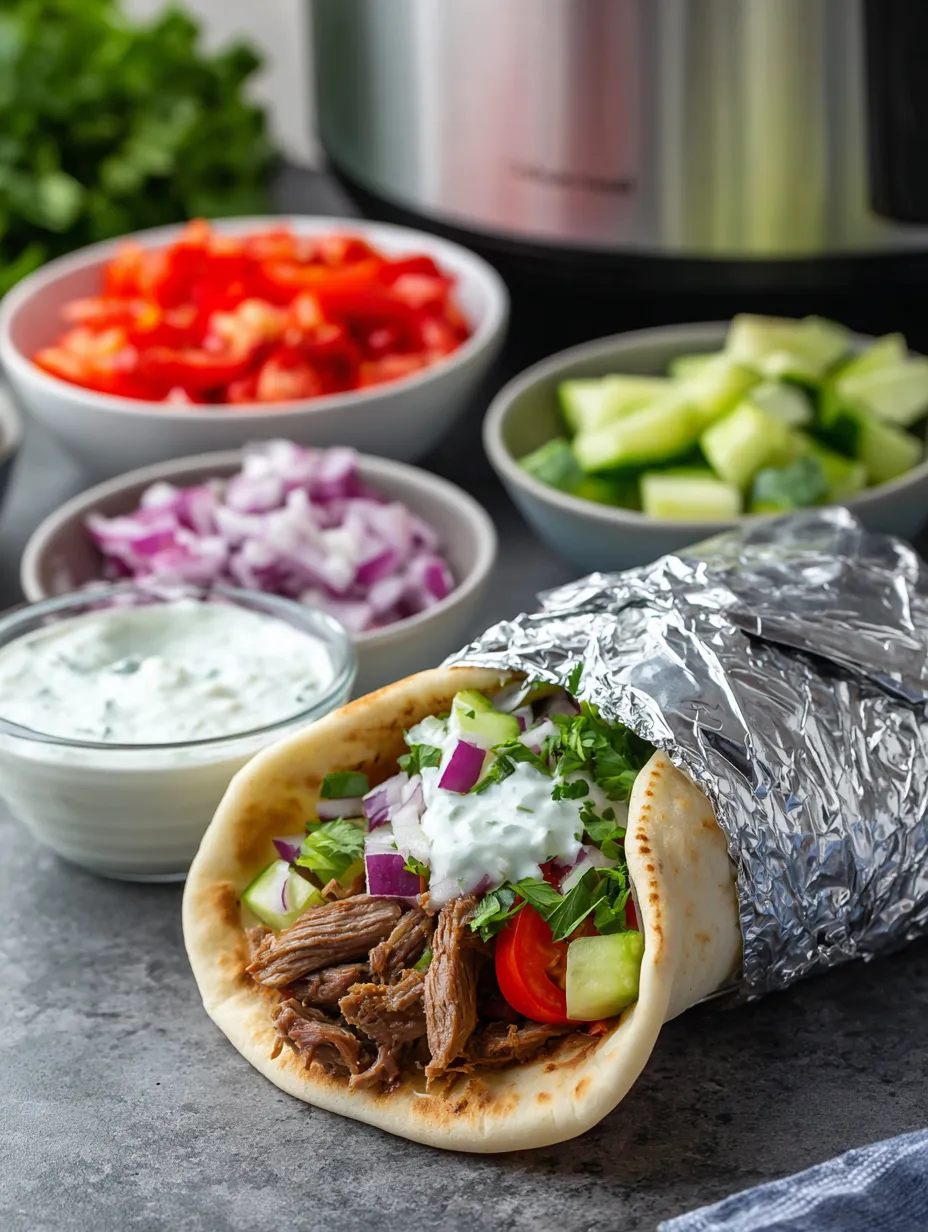 A table loaded with pitas, meat, and plenty of fresh veggies for topping.