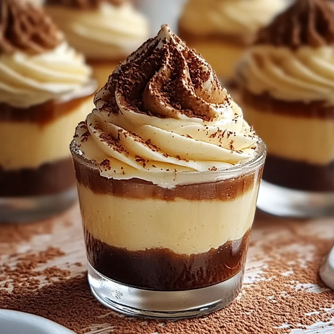 Mini cupcake topped with chocolate and vanilla swirl frosting.