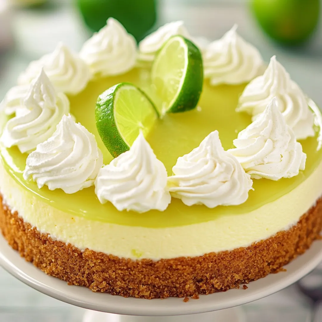 One slice of creamy cake with white icing, garnished with limes.