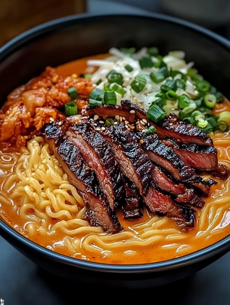 A bowl of noodles with meat and vegetables.