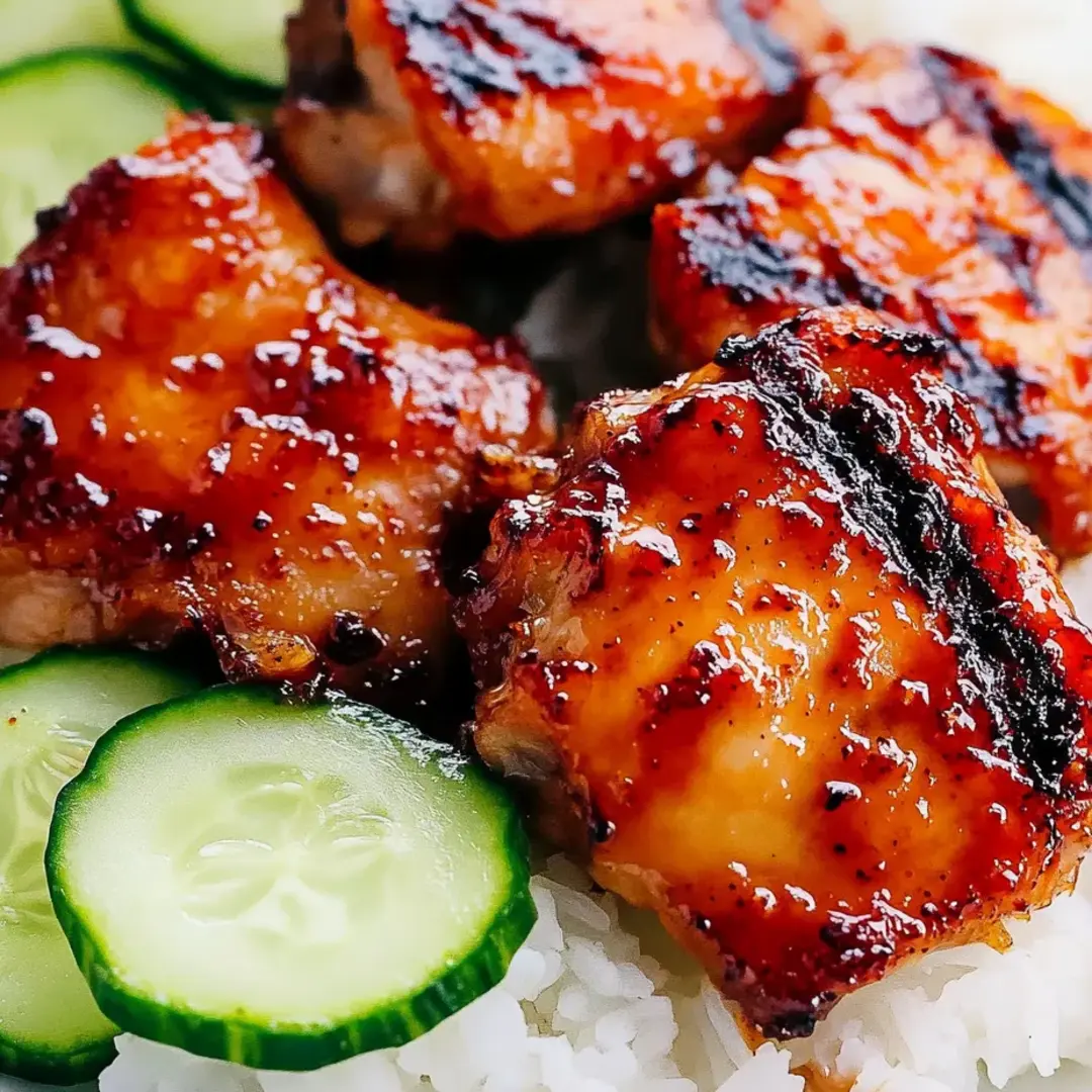 A plate piled with rice and sliced cucumber.