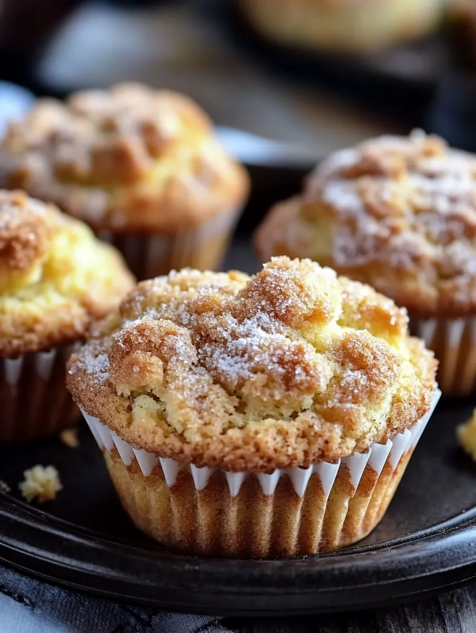A cupcake with powdered sugar on top.