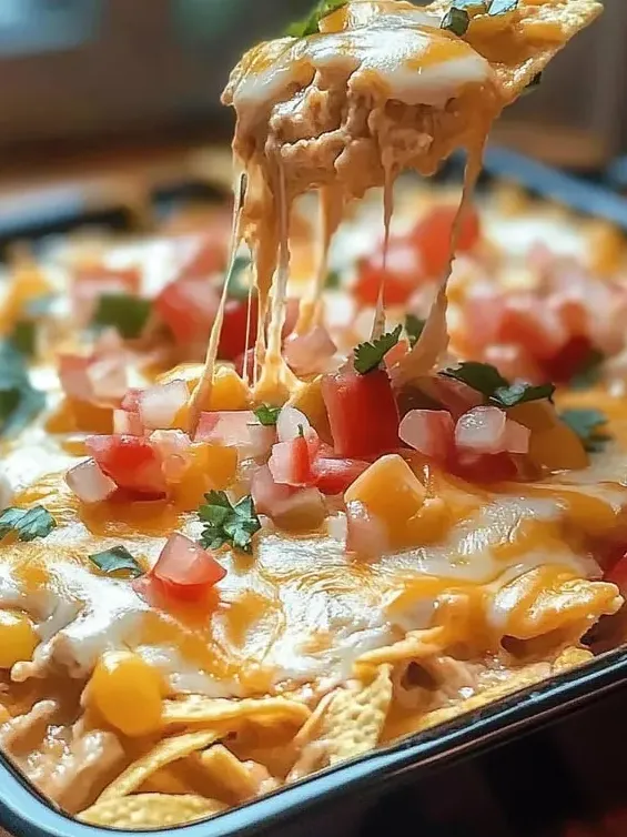 A close up look at a mouthwatering burrito covered in melty cheese and tomatoes.