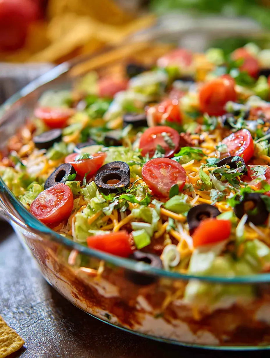 A bowl filled with lettuce, tomatoes, cheese, and olives.