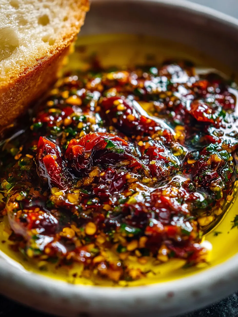 A bowl filled with dip and some bread on the side.