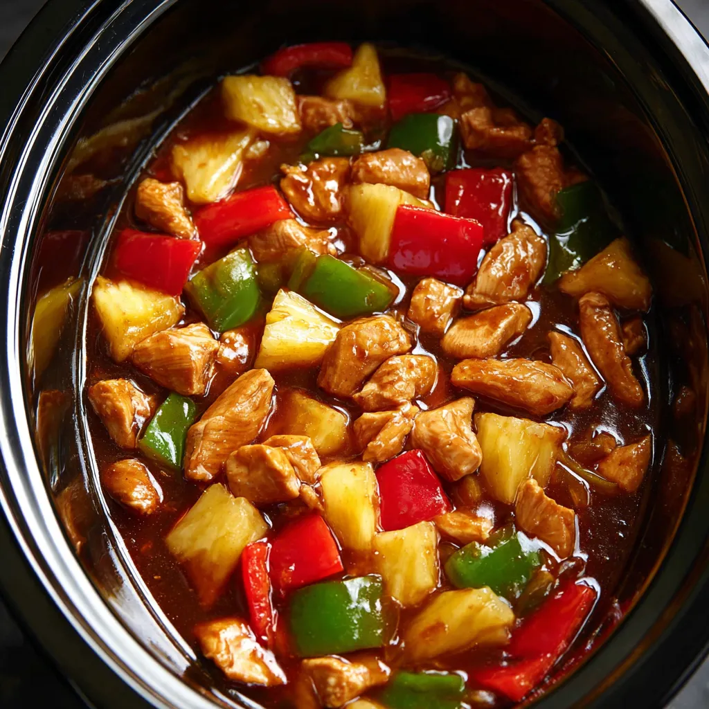 A warm bowl packed with chicken chunks and mixed veggies.