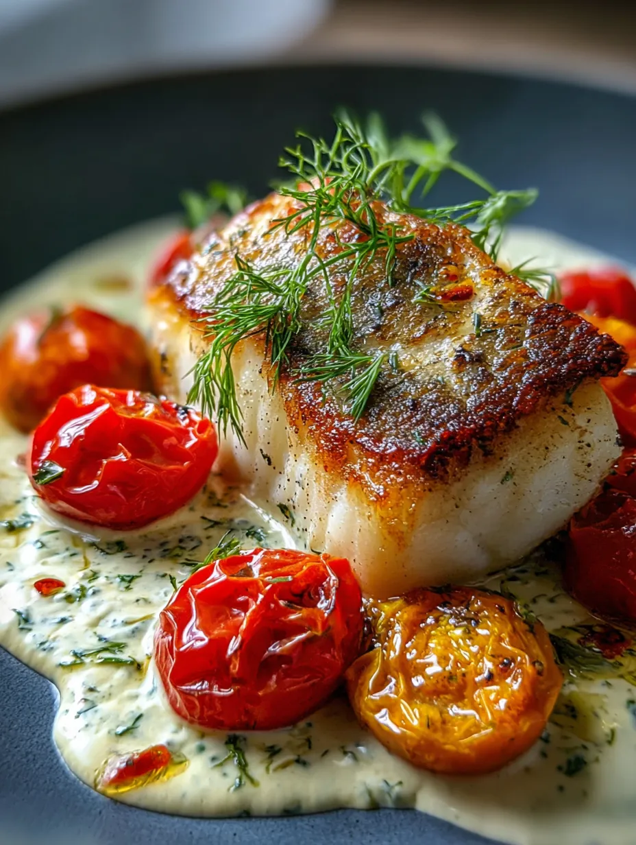 A plate of food with tomatoes and fish.