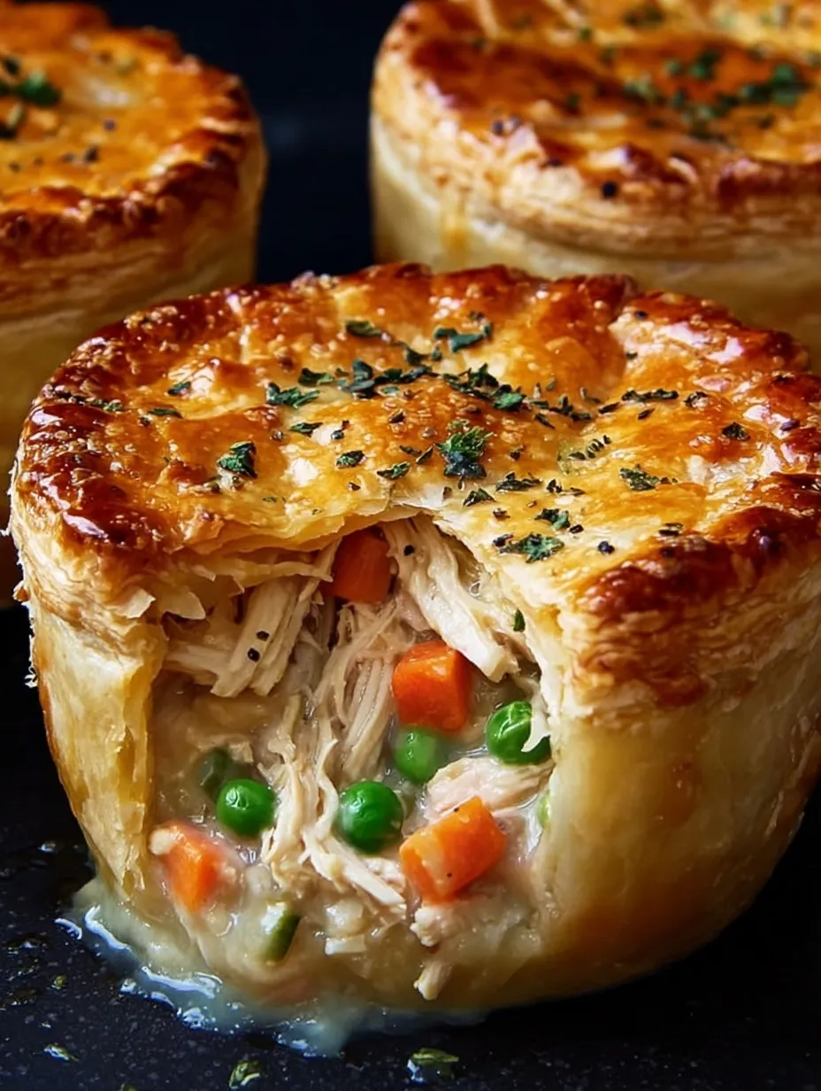 A close-up look at a savory pie after one slice has been removed.