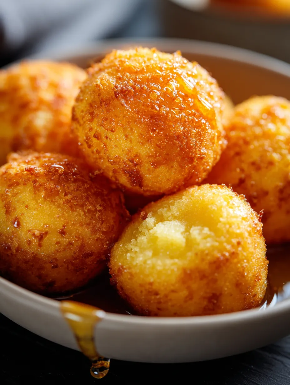 Bite size treats with a small bowl of dipping sauce.