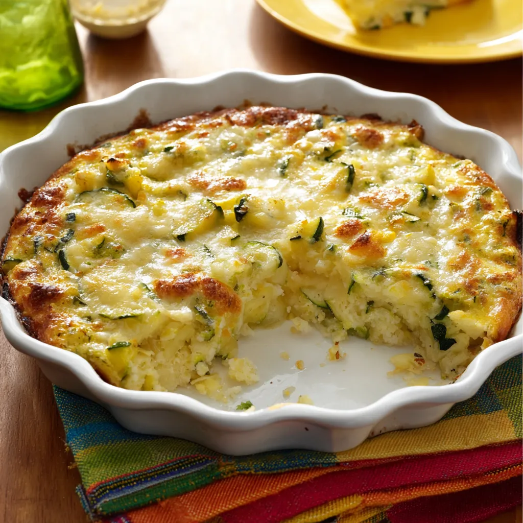 You see a quiche slice hanging out on a plate.