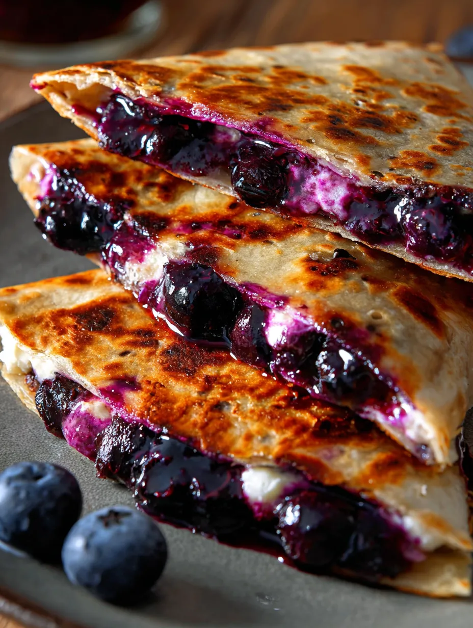 A stack of blueberry pancakes.