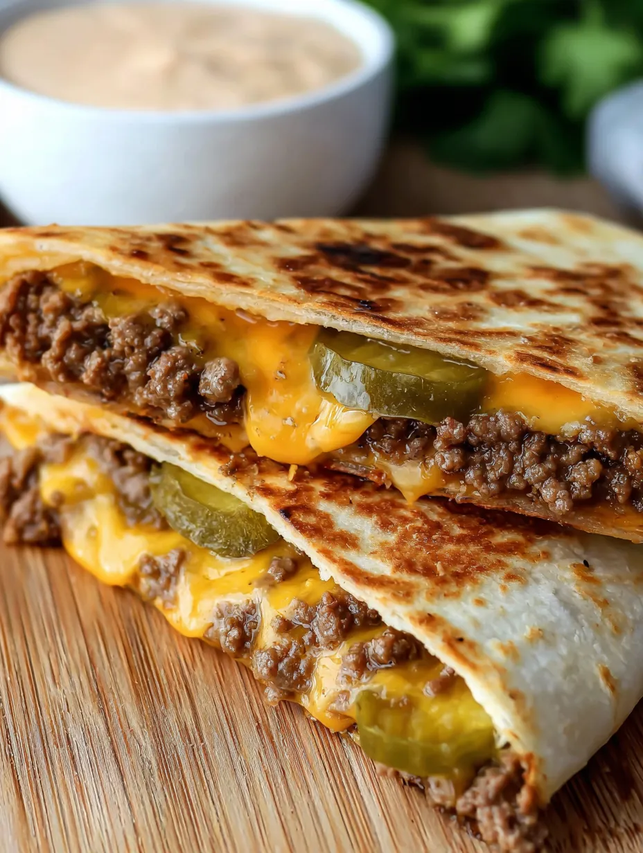 Blackstone Quesadilla Burger.