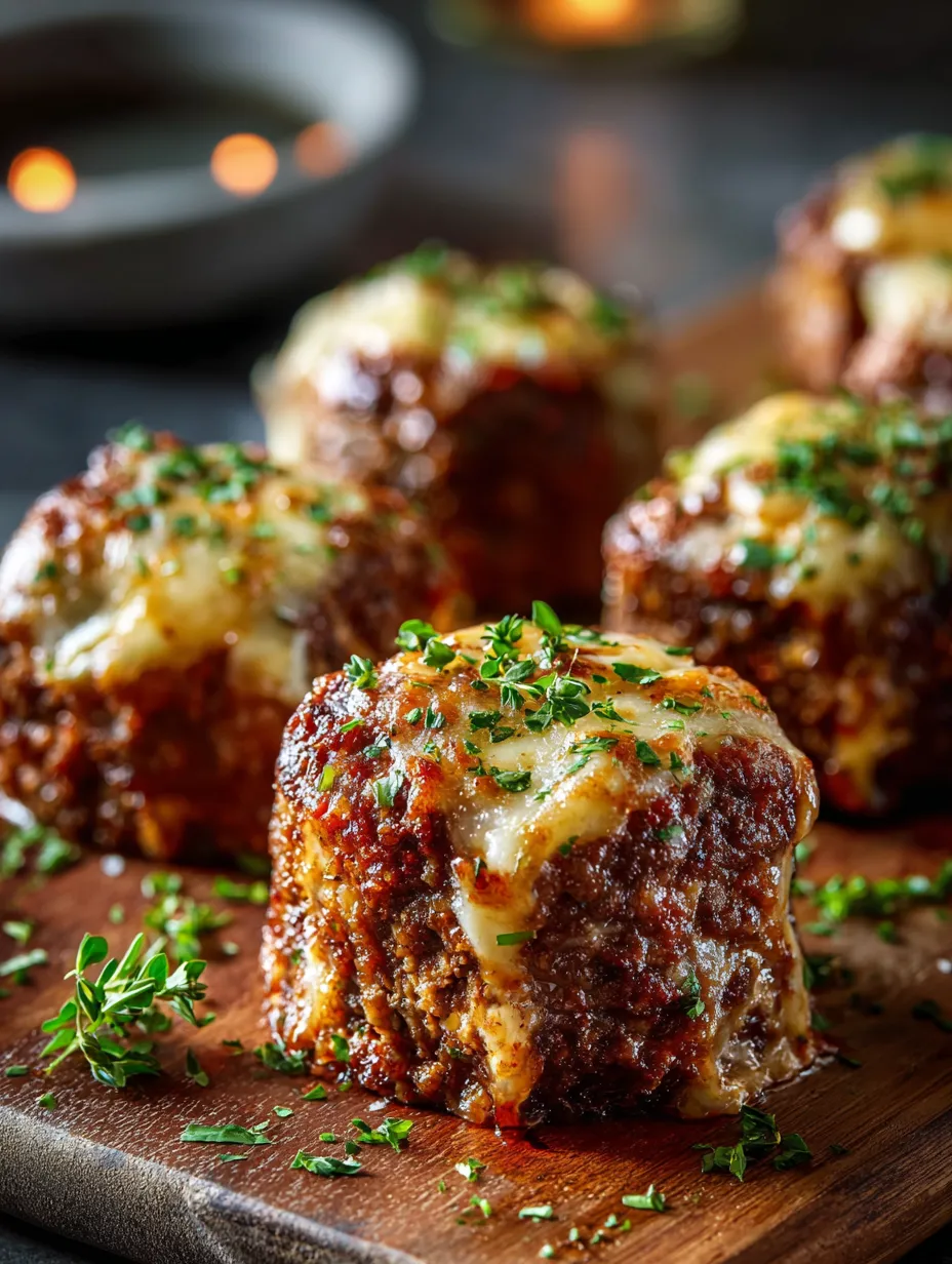 A plate of meatballs with parsley on top.