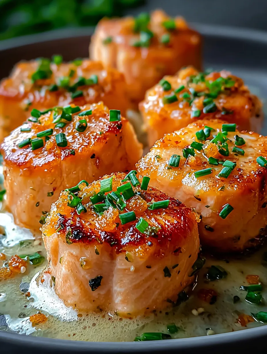 Scallops on a plate.