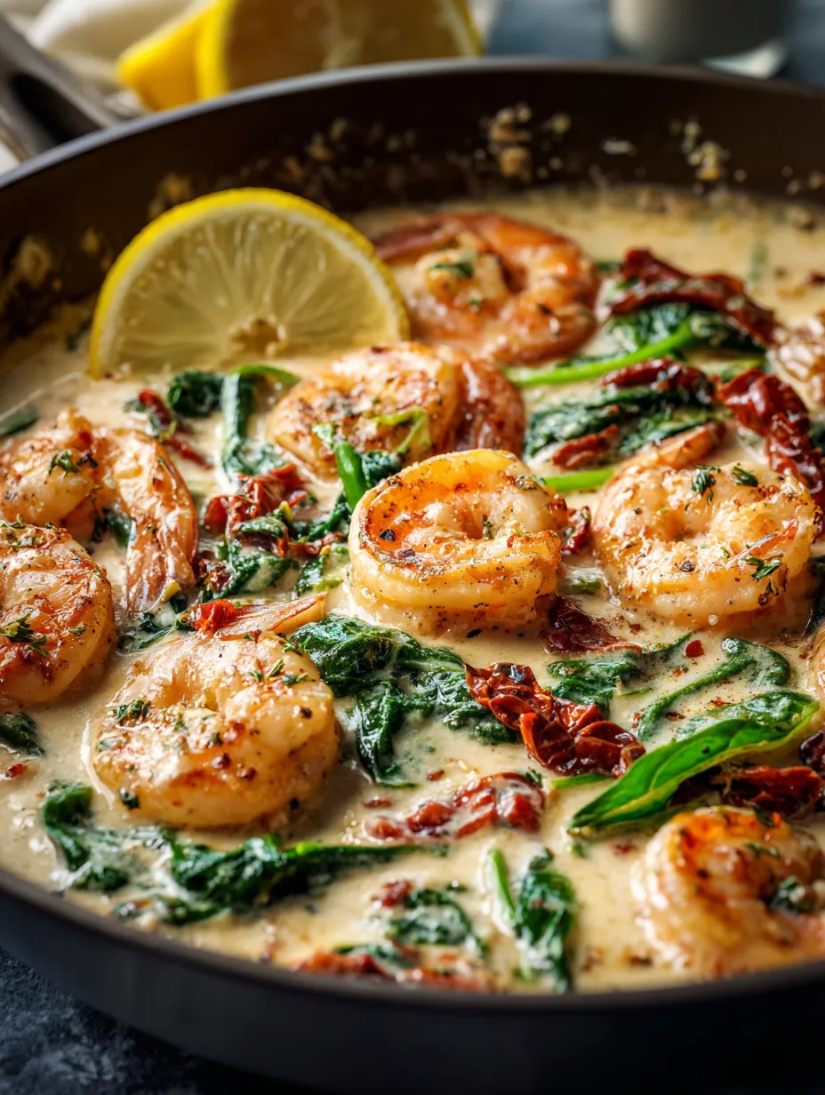 Shrimp and vegetables in a bowl.