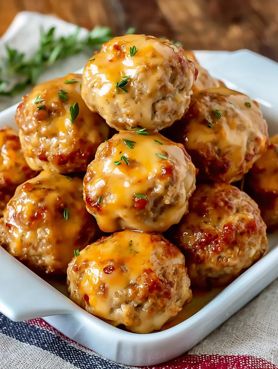 A plate of meatballs with cheese over the top.