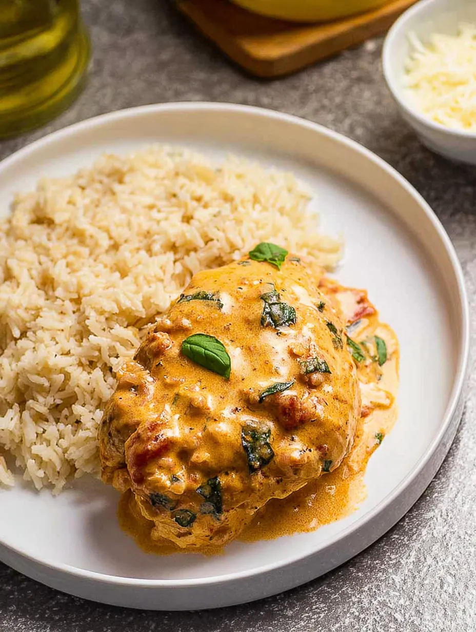 Rice and meat on a simple plate.