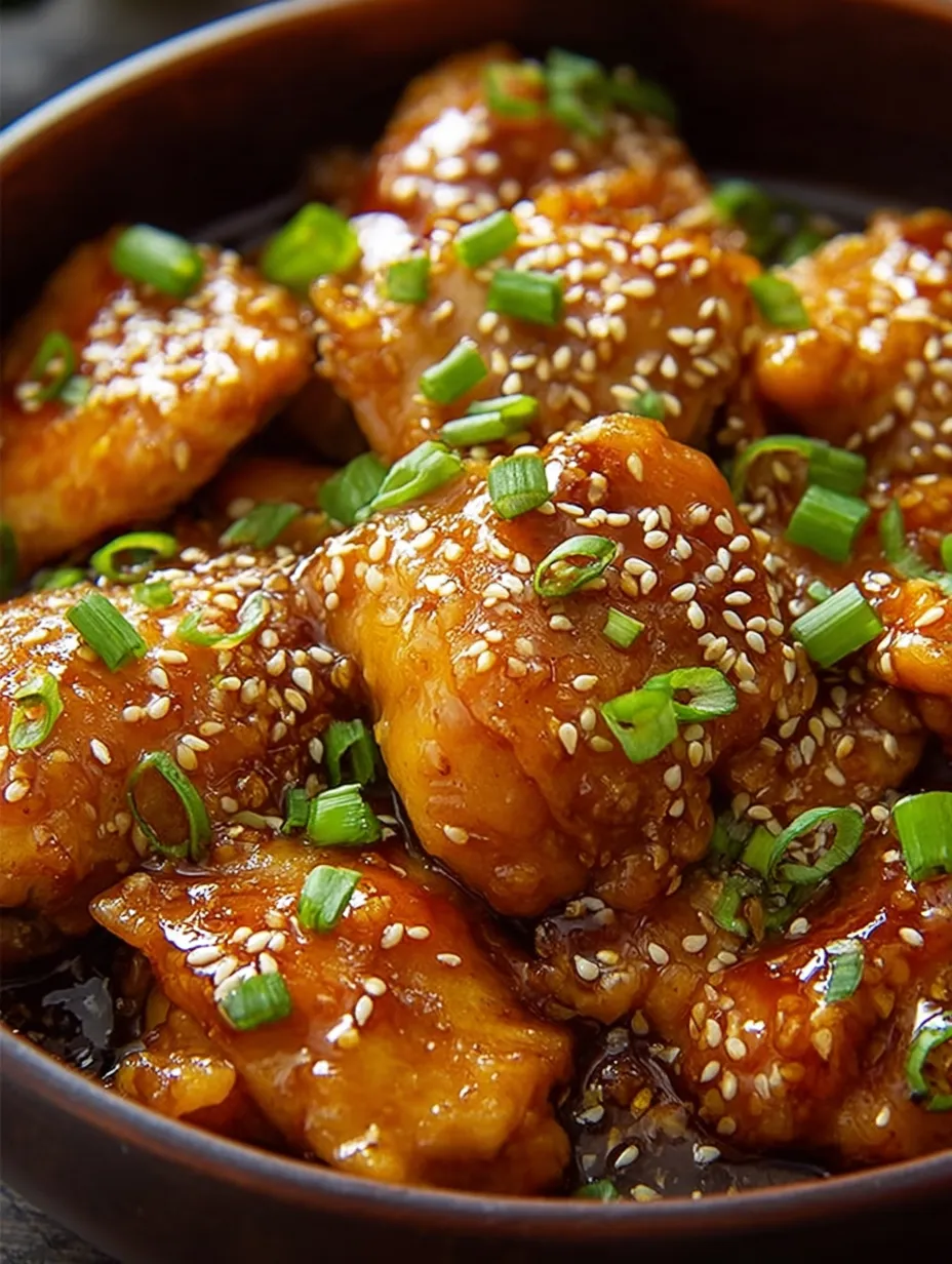 A bowl of food with chicken and garnish.