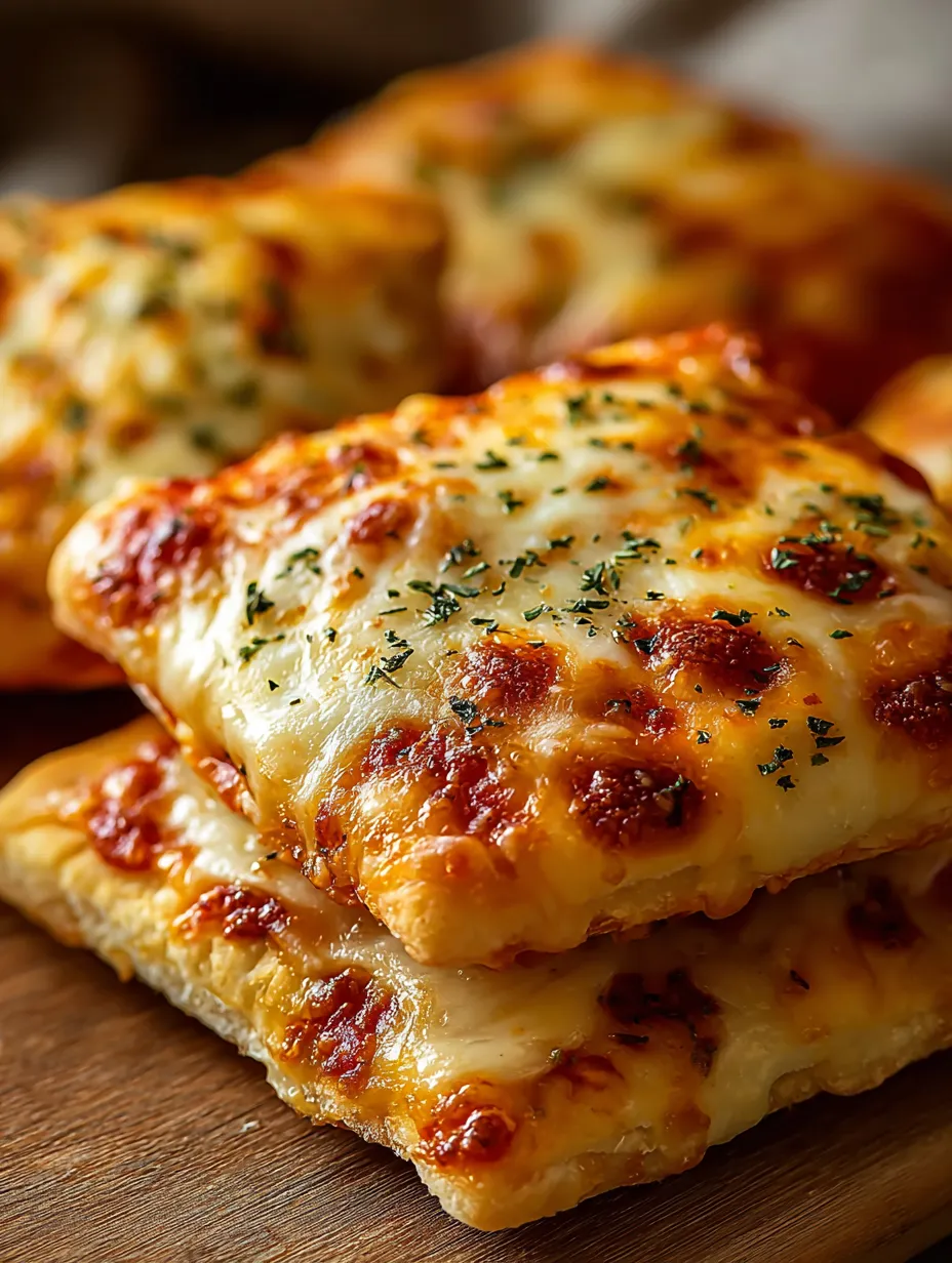 A stack of cheese pizza slices.