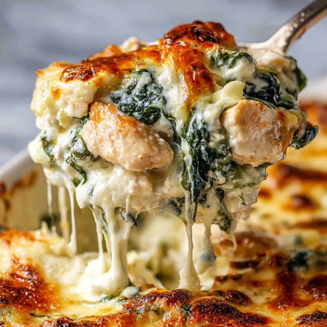 A piece of food with a fork in it.