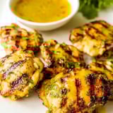 Saucy chicken wings ready to eat.