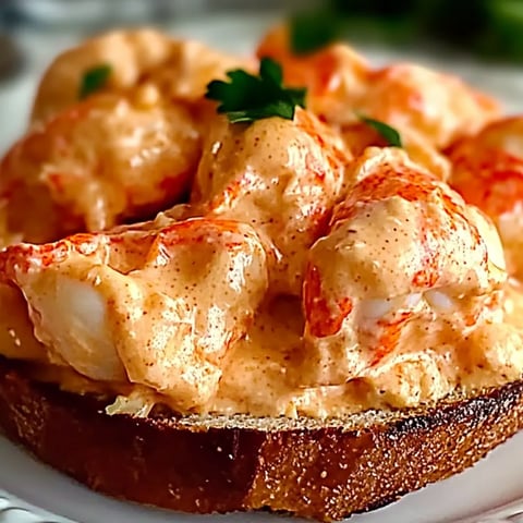 A plate with a piece of bread and a creamy sauce.