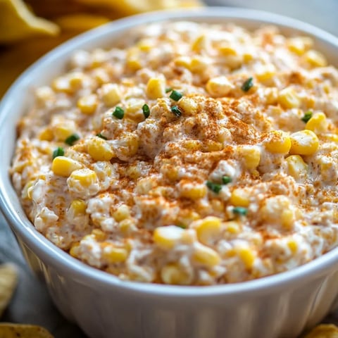 A bowl stacked high with corn dip and chips on the side.